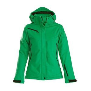 Printer Womens/Ladies Skeleton Soft Shell Jacket / Fresh Green